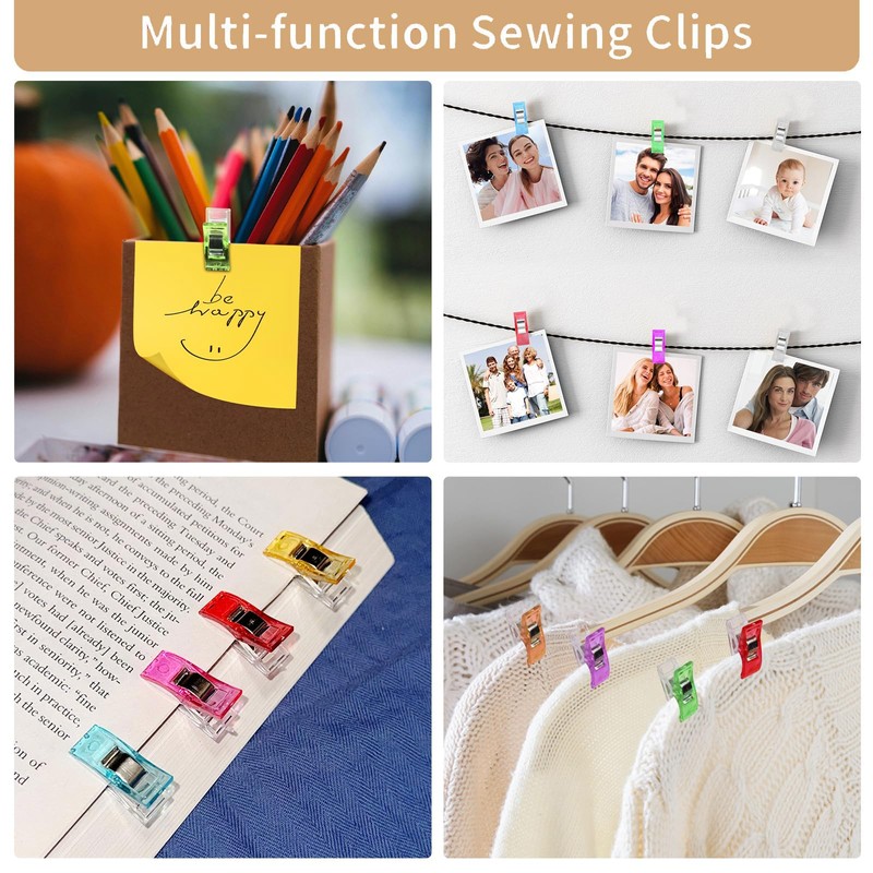 Sewing Clips - 40 Pcs Fabric Sewing Clips Plastic Wonder