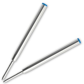 Stylus Pen Ink Refills - Replacement Ink Pen Refills for DEWALT 3-in-1 Stylus Pen - 2-Pack Pen Ink Cartridges - Ink Pen Refills Black or Blue - Ballpoint Pen Refills - 2 Count