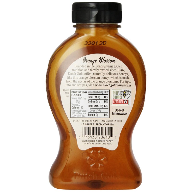 Dutch Gold Honey Orange Blossom, 16 oz
