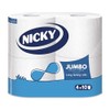 Nicky Jumbo Toilet Tissue - 4 Rolls, 2-ply Sheets, 500