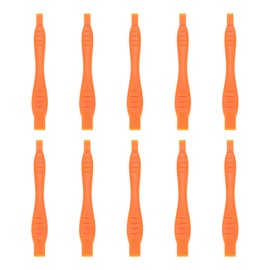 sourcing map 10pcs Universal Pry Spudger Tool, Phone Pry Opening Tool Plastic Crowbar for Cell Phone, PC, Laptop Tablet Screen Repairing, Orange