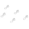 5pcs 925 Sterling Silver Bails DIY Exquisite Necklace Pendant Bails