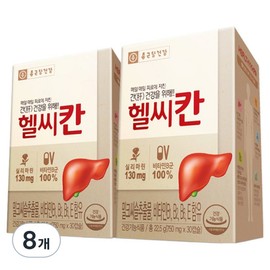 Chong Kun Dang Health Healthy Khan, 30 tablets, 22.5g, 22.5ml, 8 units / 종근당건강 헬씨칸, 30정, 22.5g, 22.5ml, 8개