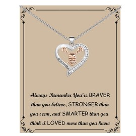 BNQL Lacrosse Necklace for Players, Women, Girls - Jewelry Gift for Lax Lovers and Team - Stainless Steel Metal