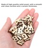 Wooden Letters, Pack of 208 Mini Wooden Capital Letters Alphabet