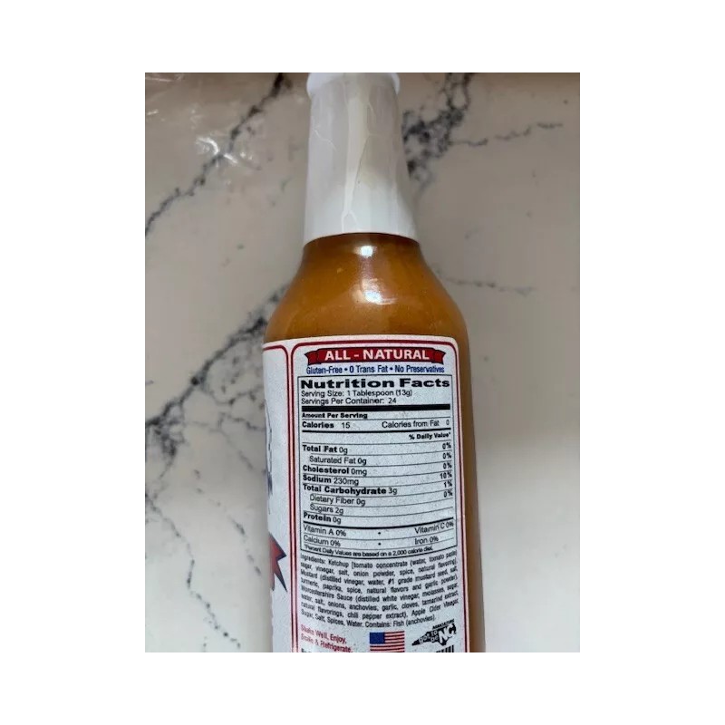 Boar and Castle Sauce. The original since 1932. Three 12