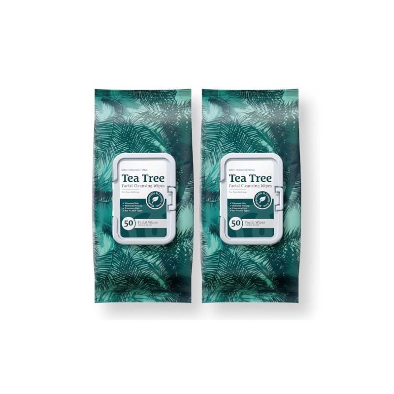 Body Prescriptions - 2 Pack (60 Count Each) Tea Tree