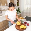 TYOARO Wooden Bread Bow Knife, Cherry (16") - Serrated Sourdough