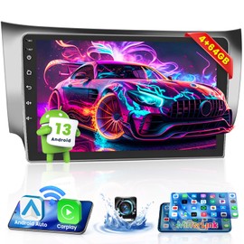 [8-Core 4+64G] Hikity Android 15 Car Stereo for Nissan Sentra 2013-2017, 10.1" Touchscreen Radio GPS WiFi Bluetooth Radio Mirror Link FM/RDS 32EQ DSP SWC Backup Cam