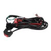 Motorcycle LED Work Light Switch Wiring Harness 12V 40A for