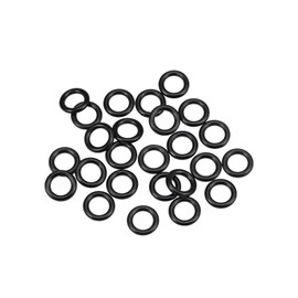 TA-VIGOR 25pcs Nitrile Rubber O-Rings 8mm OD 5mm ID 1.5mm Width,Metric Nitrile Rubber Sealing Gasket for Automotive Machine Plumbing