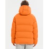 Orolay Men's Puffer Down Jacket with Detachable Hood Versatile Quilted