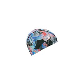 Speedo SE12453 MONA Mesh Cap Swim Cap, Blue/Red, M