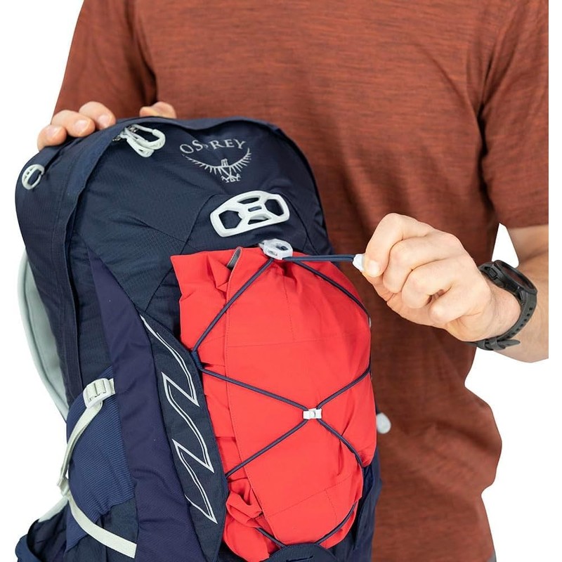 Osprey Talon 11L Men's Hiking Backpack with Hipbelt, Ceramic Blue,