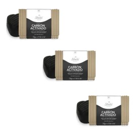 Jabón Sheló Nabel Facial Carbón Activado Pack 3x100g Piel Grasa