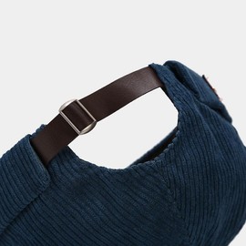 Quanhaigou Brimless Sailor Cap,Adjustable Rolled Cuff Skull Beanie Hats for Men Women (Corduroy Blue)