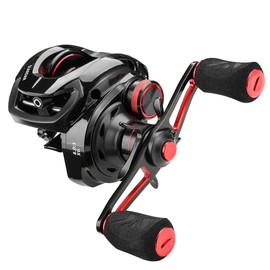 SeaKnight Baitcasting Reels SLARDAR, Baitcaster Reels 10+1 Stainless Ball Bearings Fishing Reel - 7.0:1 Gear Ratio, 17.6LB Carbon Fiber Drag, 10-Level Magnet Braking System, Low Profile Fishing Reel