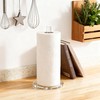 WORHE Paper Towel Holder Countertop Clear Acrylic 5.9" Diameter Thickening