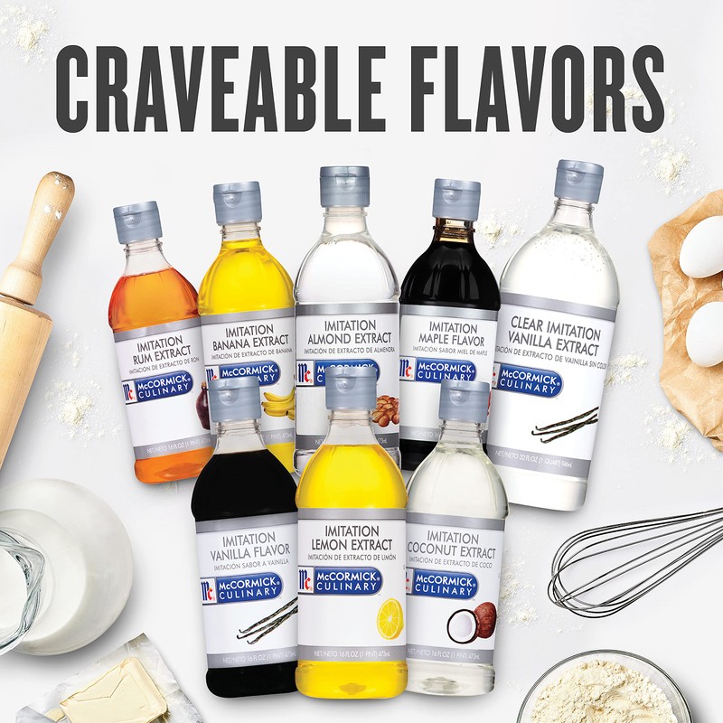 McCormick Culinary Imitation Maple Flavoring, 16 fl oz - One