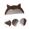 IWOWHERO Portable Sandalwood Hair Comb Womens Hairdressing Tool Natural Static