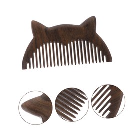 IWOWHERO Portable Sandalwood Hair Comb Womens Hairdressing Tool Natural Static Scalp Massager Stimulates Durable Comfortable for Everyday Use