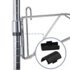 Bivethoi 54 Pack Wire Shelf Clips, 3/4 Inch Dia Split