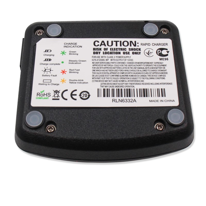 RLN6305 Charger for Motorola CP110 RDU2020 RDU4100 RDU4160D RDM2070D RDV2020