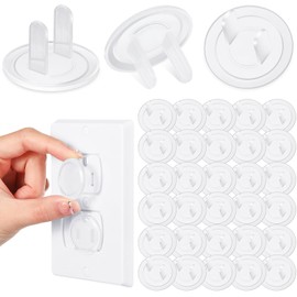Thyle 1500 Pcs Outlet Covers Bulk Child Baby Proofing Plug for Electrical Outlets Covers Easy Install Socket Sturdy Safe Secure Baby Proofing Kit for Home Office Bulk