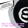 8 Ball Rug, 24inch Cool Rugs for Bedroom Men,Unique Circle