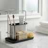 Relaxdays Sink Organiser, with Drip Tray and Sponge Holder, H