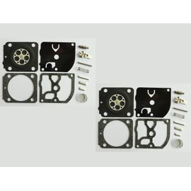Carburetor Repair/Rebuild Kit Replaces ZAMA RB-266 For Stihl FS45 FS46 FS55 BR350 BR430 ZAMA C1Q-S169C C1Q-S209D C1Q-S210C C1Q-S265C C1Q-S291B (Pack of 2)
