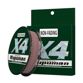 WUPUMAN PE Fishing Line, 4 Braided, No Fading, (150M, 300M, 500M, 1000M) (0.4, 0.8, 1, 1.2, 2, 2.5, 3, 3.5, 4, 5, 6, 7, 8, 9, 10) High Strength, Saltwater Fishing, River Fishing