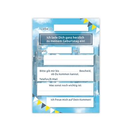 12 Invitation Cards for 8th Children's Birthday Boys Racing Car Cool Invitations Eighth Birthday Boys Birthday