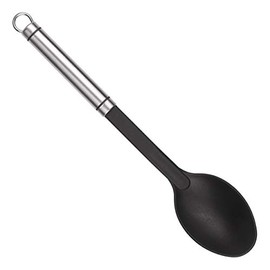 Tala Nylon Serving Spoon with Stainless Steel Handle, Ideal for use with Non-stick Kitchenware as it will not scratch the coating, perfect for serving, Dishwasher Safe