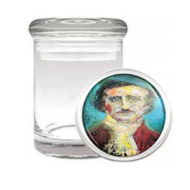 Edgar Allan Poe Horror Medical Glass Jar D-397