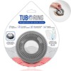 Hair Catcher for Shower Drain & Bathtub – TubRing Pop-Up