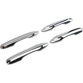 eLoveQ Chrome Door Handle Cover Compatible with Toyota 2018-2023 Camry/ 2019-2022 Corolla/ 2019-2022 Avalon/ 2016-2019 Pruis Hatchback with 2 Smart Keyholes