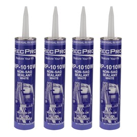 RecPro 1010 Non-Sag RV Lap Sealant | Caulk (4 Tubes) | Made in USA