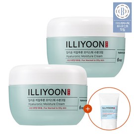Illyun Illiyoon [Exclusive Special] Hyaluronic Moisture Cream 100ml 2-Pack / 일리윤 [단독특가] 히알루론 모이스춰 수분크림 100ML 2입