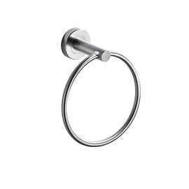 Towel Ring, Towel Rack, Towel Hanger, Stainless Steel, Toilet, Bathroom Accessories, Kitchen, Bathroom, Wall Hanging, Screws Included, 6.3 inches (16 cm)