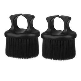 SAFIGLE 2 Pcs Beard Brush with Ring Grip Durable Hair Brush for Men Barber Accessories for Grooming and Styling for Flyaway Hair and Beards