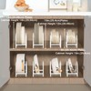 4 Pack Kitchen Plate Holder Organizer for Cabinet Space Saver