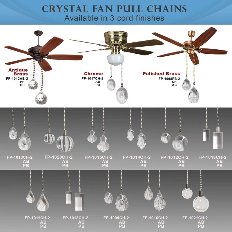 Royal Designs Celling Fan Pull Chain Beaded Ball Extension Chains