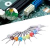 10pcs Mini Drill Bit Colour Micro Spiral Flute CNC Cutter