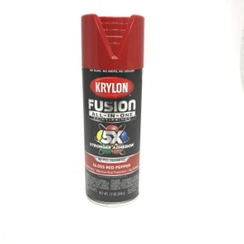 KRYLON Fusion Gloss Safety Red Pepper for Plastic Paint (1 x 12 oz. Spray can)