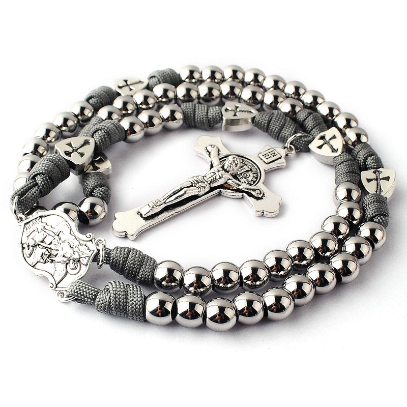 HanlinCC Large and Heavy Stainless Steel Beads Rugged Durable Paracord