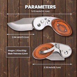 ITOKEY Small Pocket Knife for Men Women, EDC Folding Knives, Box Cutter Pocket Tool for Everyday Carry, Cool Dad Gadget Gifts