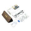 YEIN Blue Light Blocking Glasses, Spring Hinge Photochromic Brown Sunglasses,