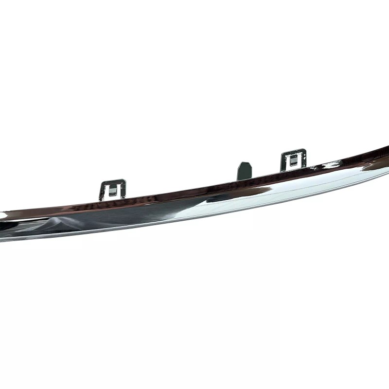 YLT AUTO Front Bumper Chrome Center Grille Molding Trim Frame