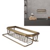 Shower Caddy Retro Style Strong Copper Space Saving Multifunction Bathroom